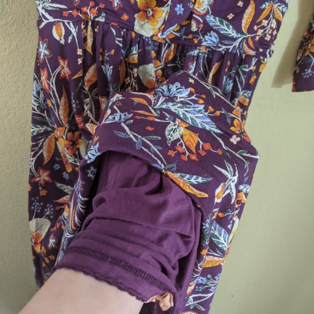 Anthropologie | Maeve Floral Asymmetrical Dress - Picture 8 of 11